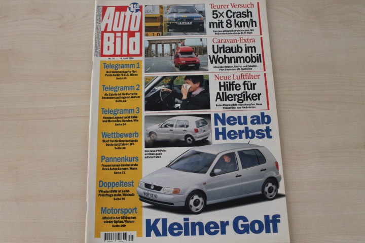 Deckblatt Auto Bild (15/1994)